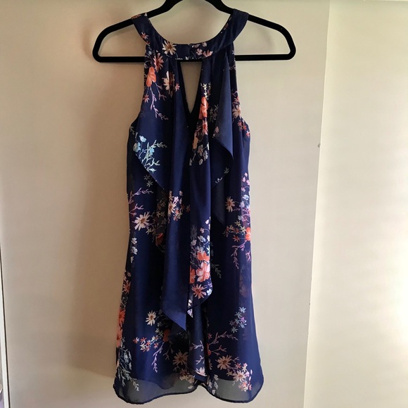 Floral spring dress. Size S - Picture 2 of 6